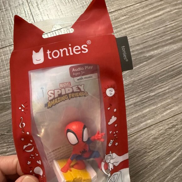 NIP Tonies Spidey Amazing Friends Audio With Music Play Toy Red Spiderman - Picture 2 of 3